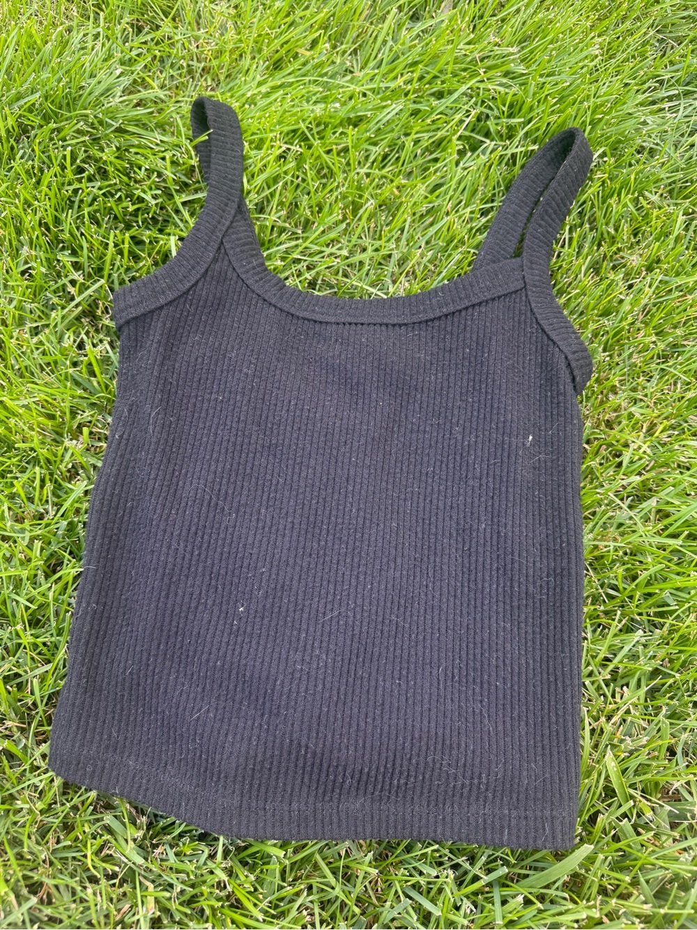 Universal Thread Black Ribbed Tank Top